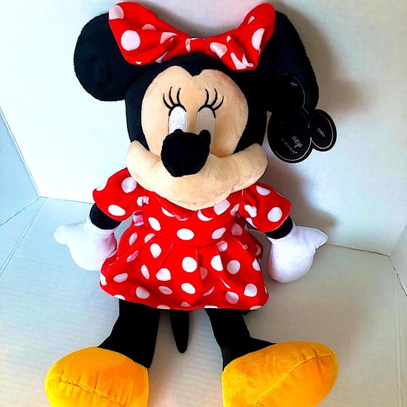 Disney Minnie Mouse Stuff Doll Back Pack NWT - Picture 2 of 11